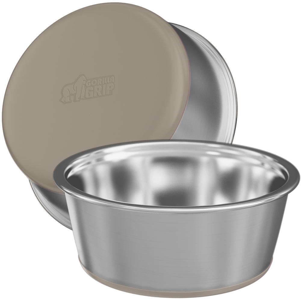 Stainless Steel Dog Bowl (Set of 2)