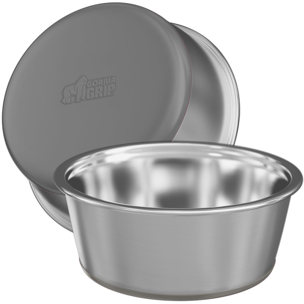 Stainless Steel Dog Bowl (Set of 2)