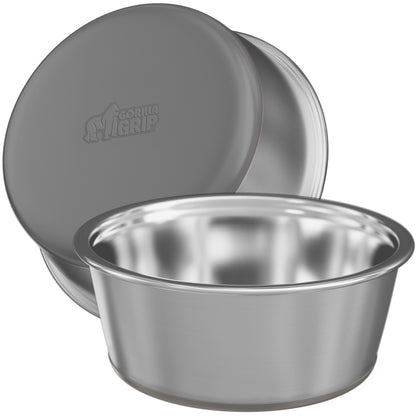 Stainless Steel Dog Bowl (Set of 2)
