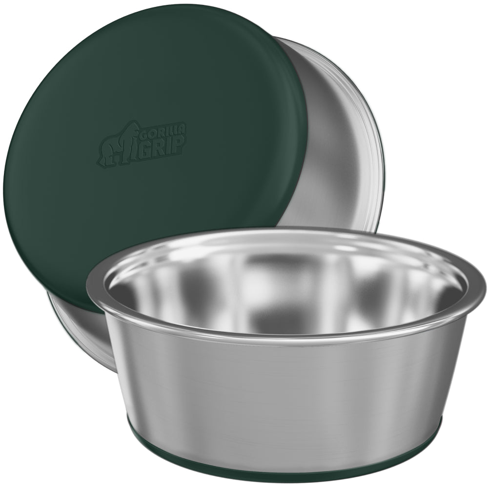 Stainless Steel Dog Bowl (Set of 2)