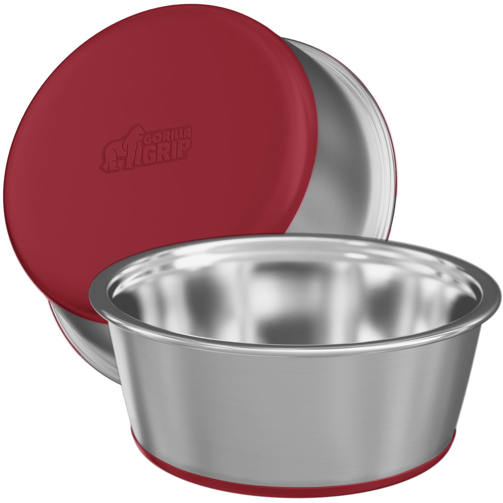 Stainless Steel Dog Bowl (Set of 2)