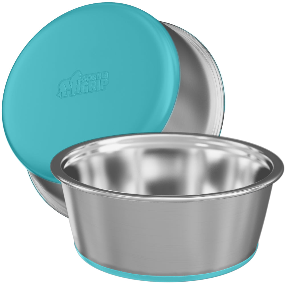 Stainless Steel Dog Bowl (Set of 2)