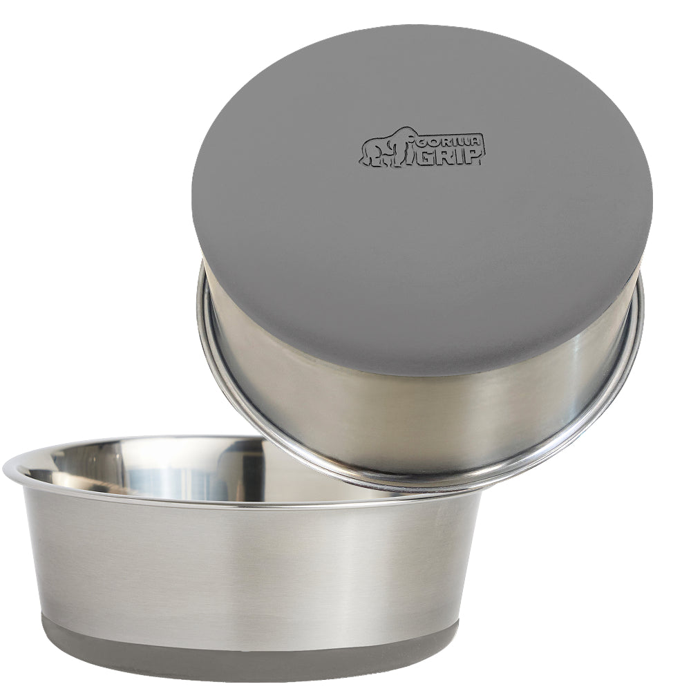 Stainless Steel Dog Bowl (Set of 2)