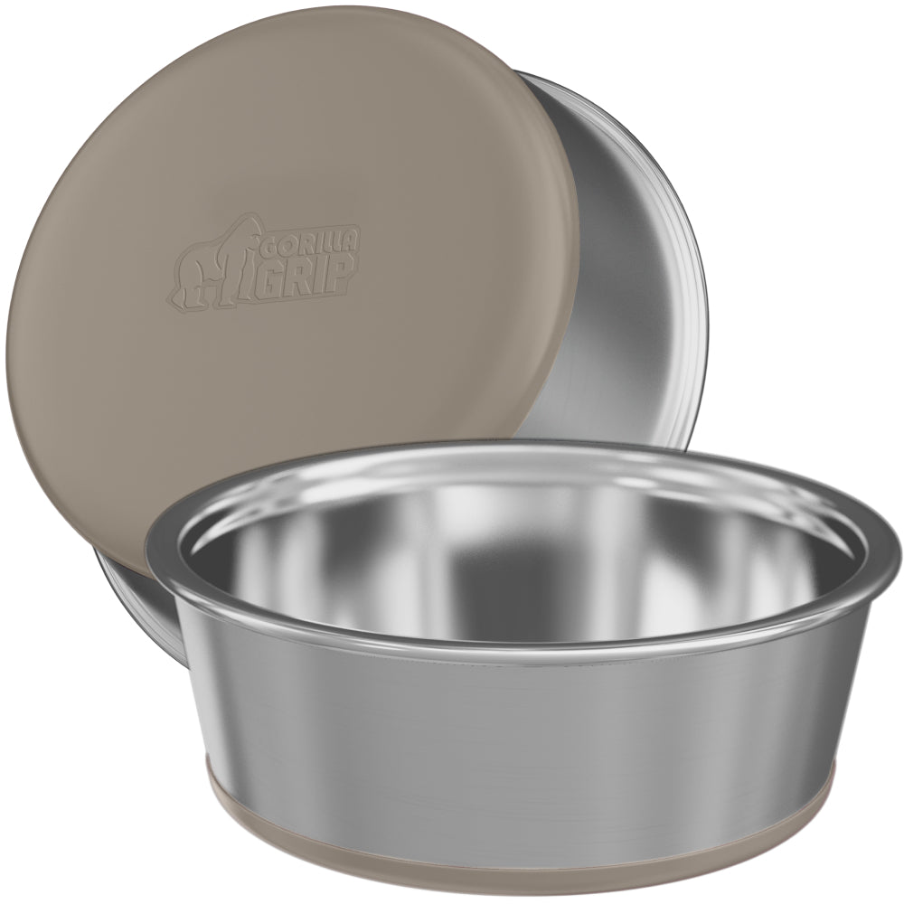 Stainless Steel Dog Bowl (Set of 2)