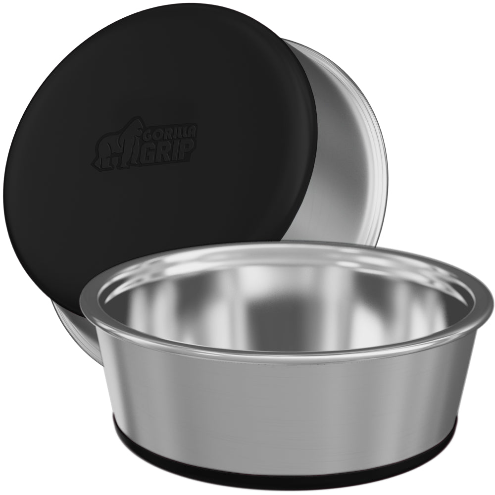 Stainless Steel Dog Bowl (Set of 2)