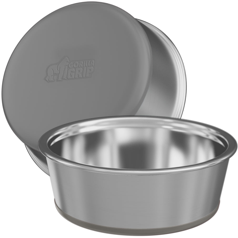 Stainless Steel Dog Bowl (Set of 2)