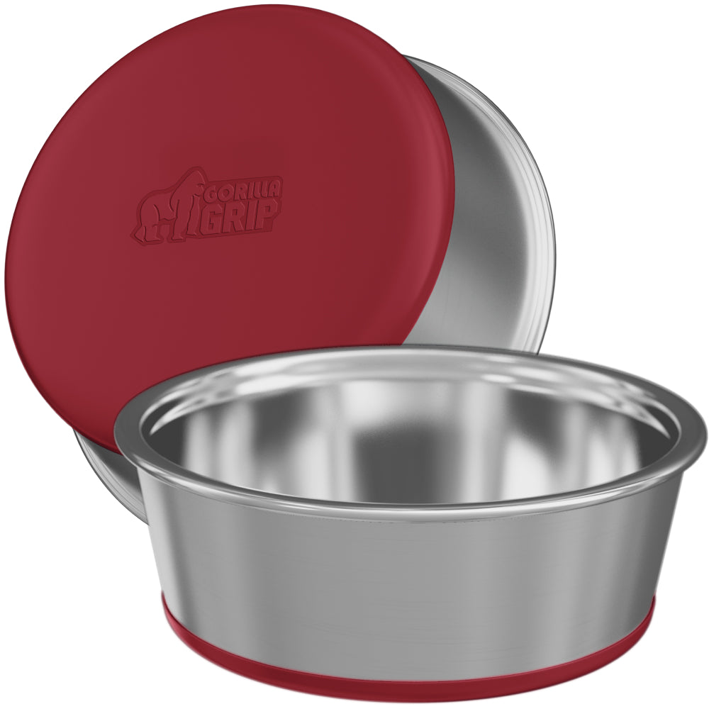 Stainless Steel Dog Bowl (Set of 2)