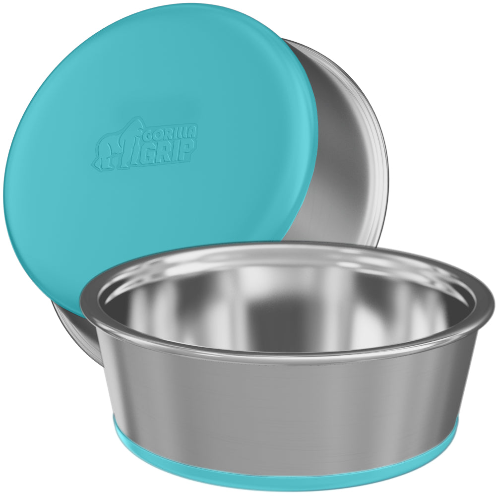 Stainless Steel Dog Bowl (Set of 2)