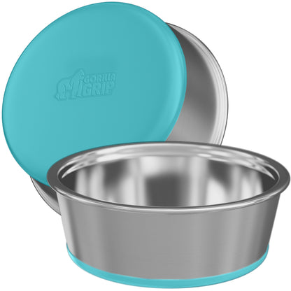 Stainless Steel Dog Bowl (Set of 2)