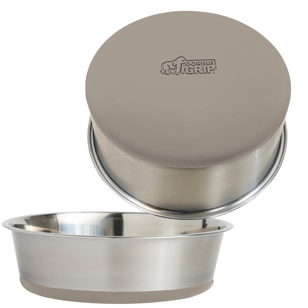 Stainless Steel Dog Bowl (Set of 2)