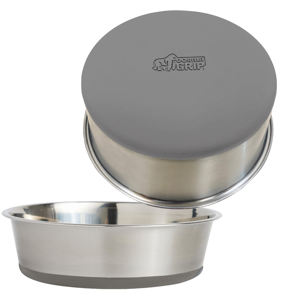 Stainless Steel Dog Bowl (Set of 2)