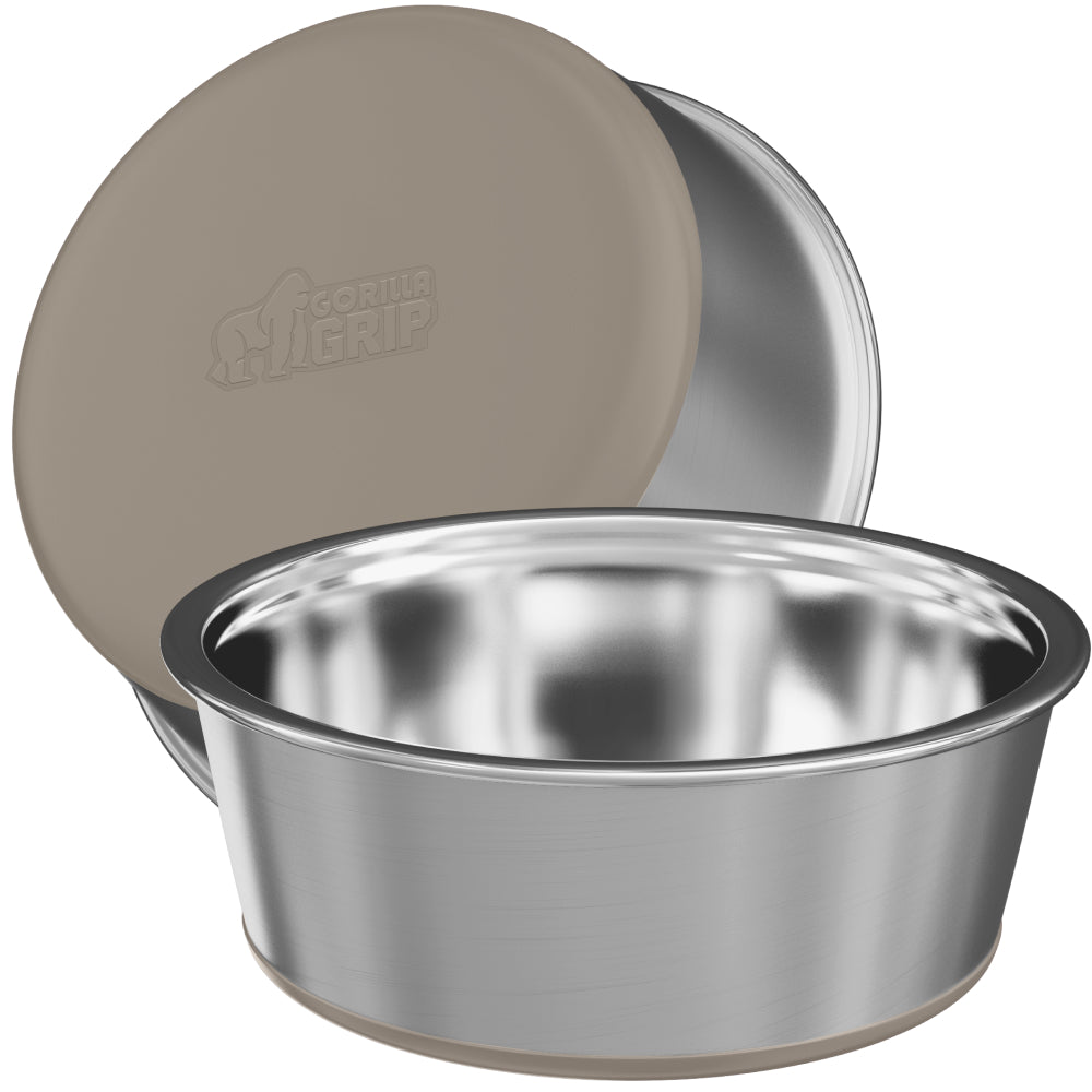 Stainless Steel Dog Bowl (Set of 2)