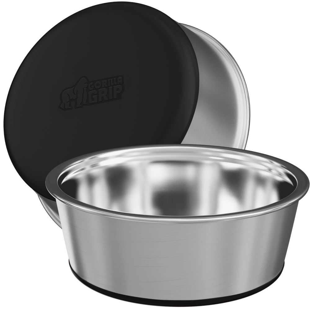Stainless Steel Dog Bowl (Set of 2)