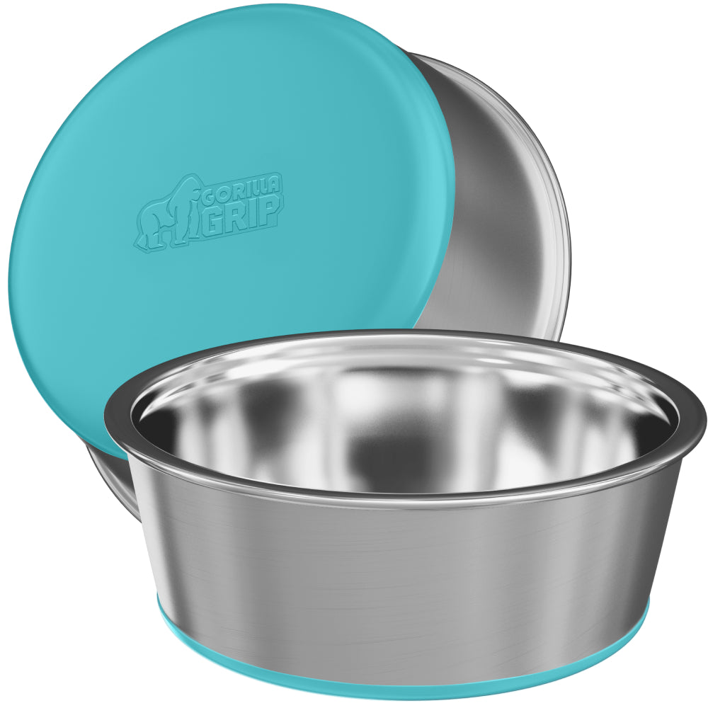 Stainless Steel Dog Bowl (Set of 2)