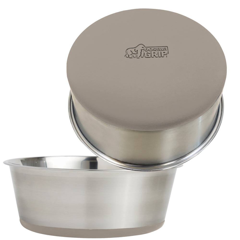 Stainless Steel Dog Bowl (Set of 2)