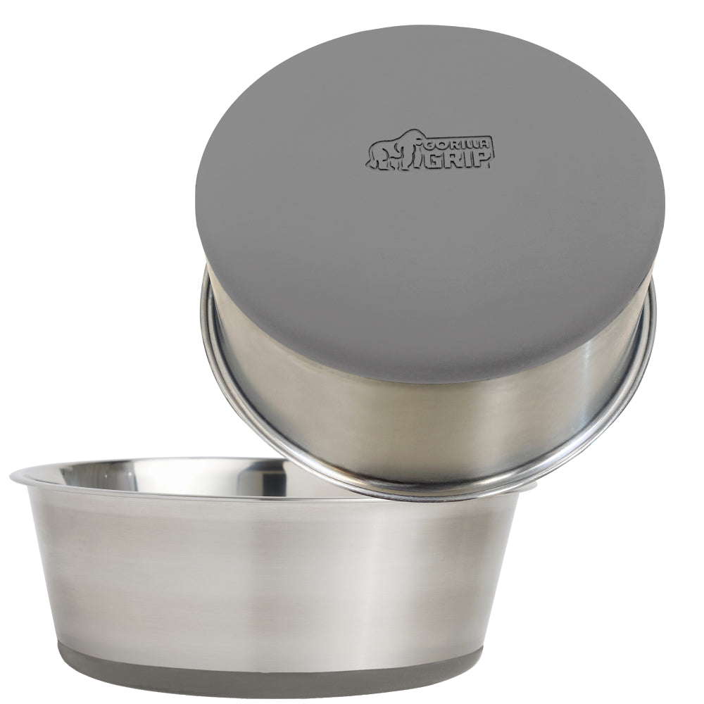 Stainless Steel Dog Bowl (Set of 2)