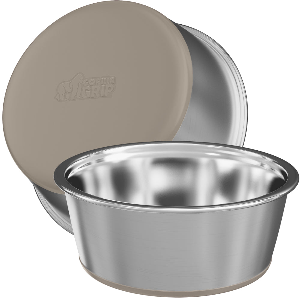 Stainless Steel Dog Bowl (Set of 2)
