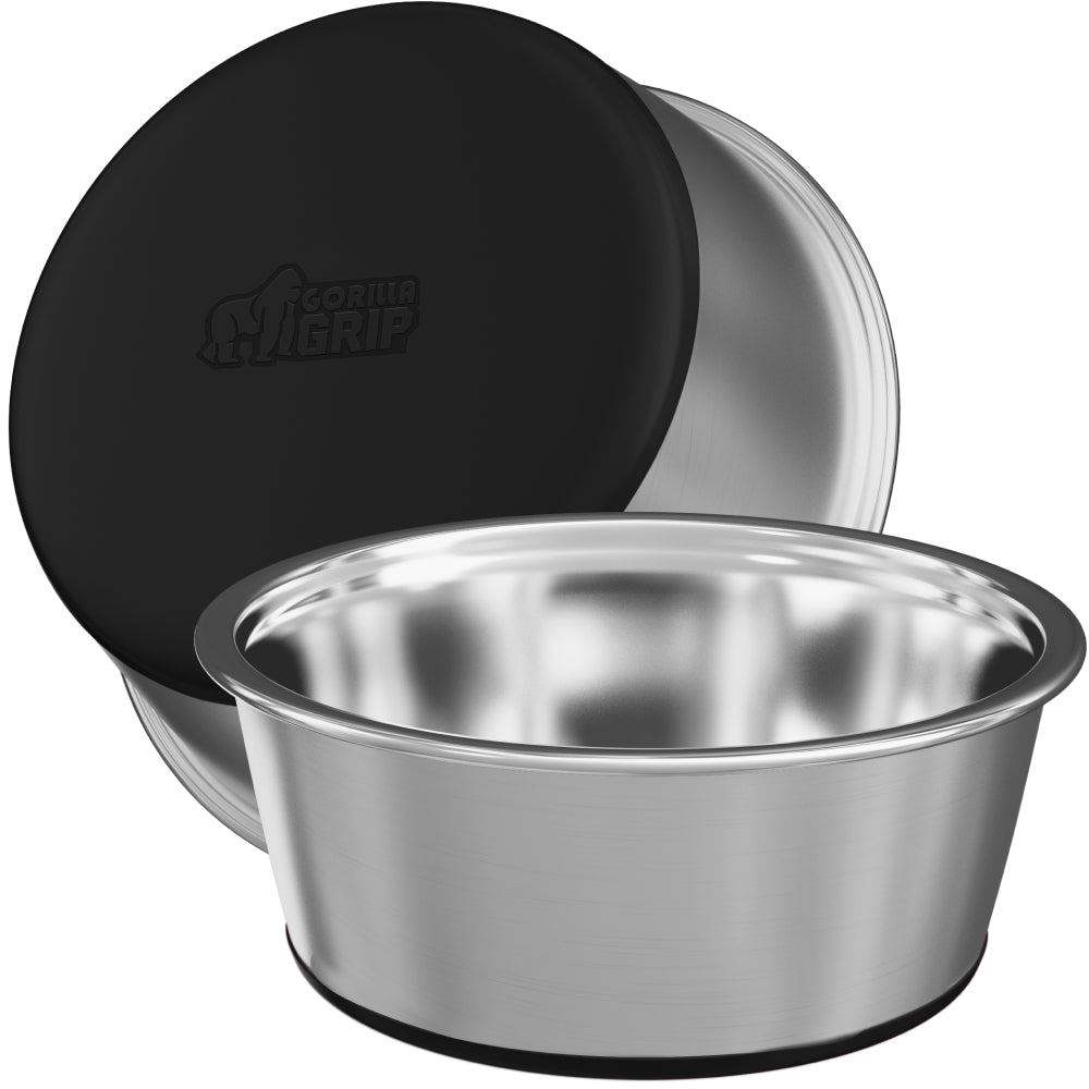 Stainless Steel Dog Bowl (Set of 2)