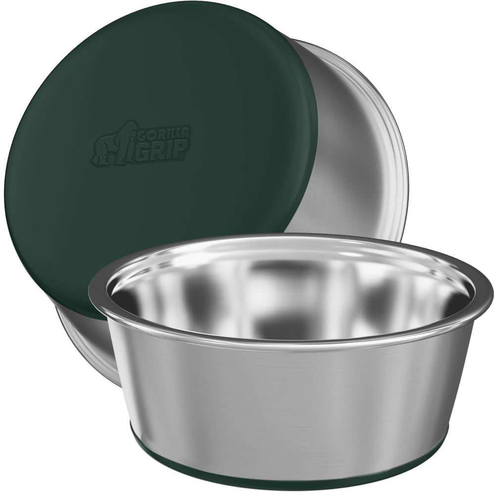 Stainless Steel Dog Bowl (Set of 2)