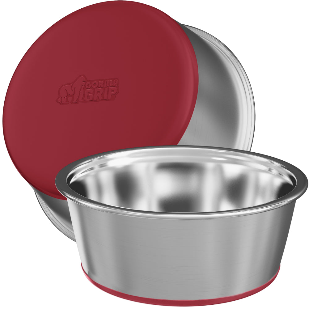 Stainless Steel Dog Bowl (Set of 2)