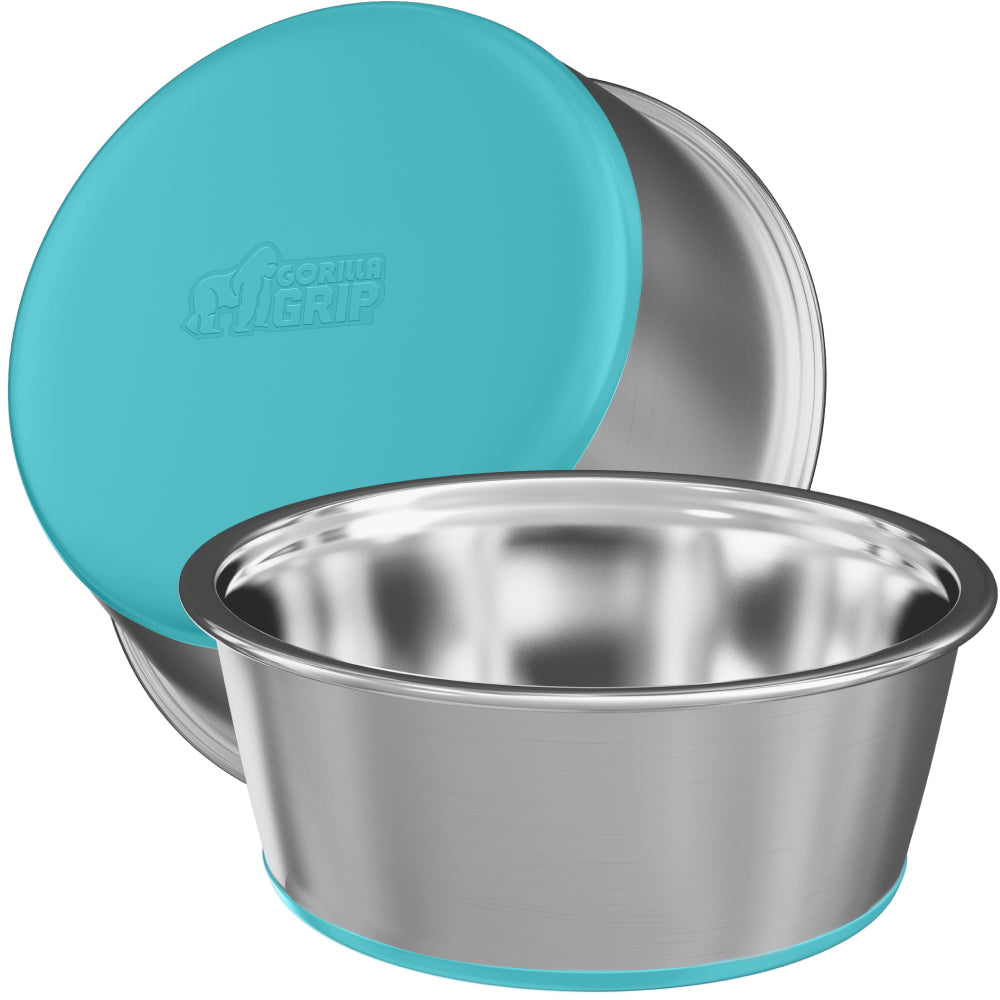 Stainless Steel Dog Bowl (Set of 2)