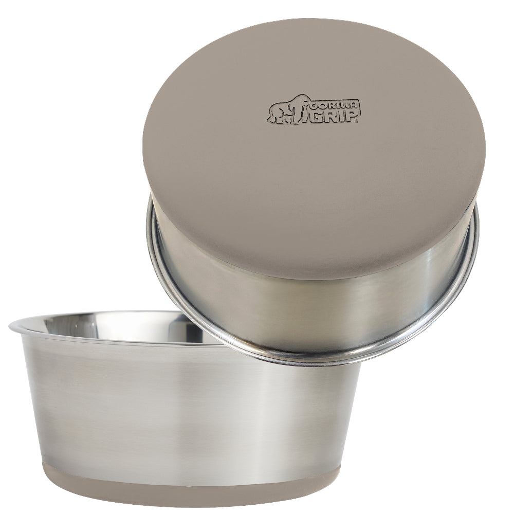 Stainless Steel Dog Bowl (Set of 2)