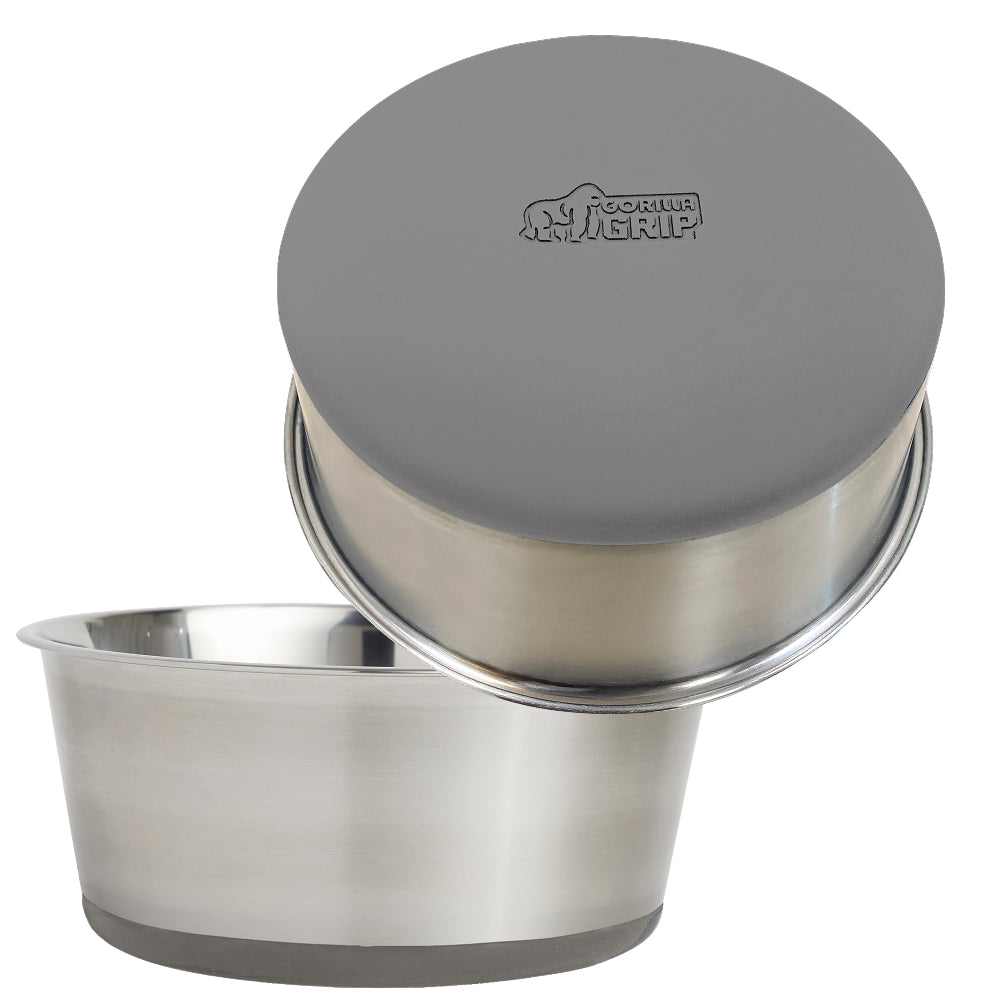 Stainless Steel Dog Bowl (Set of 2)