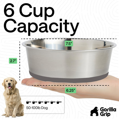 Stainless Steel Dog Bowl (Set of 2)
