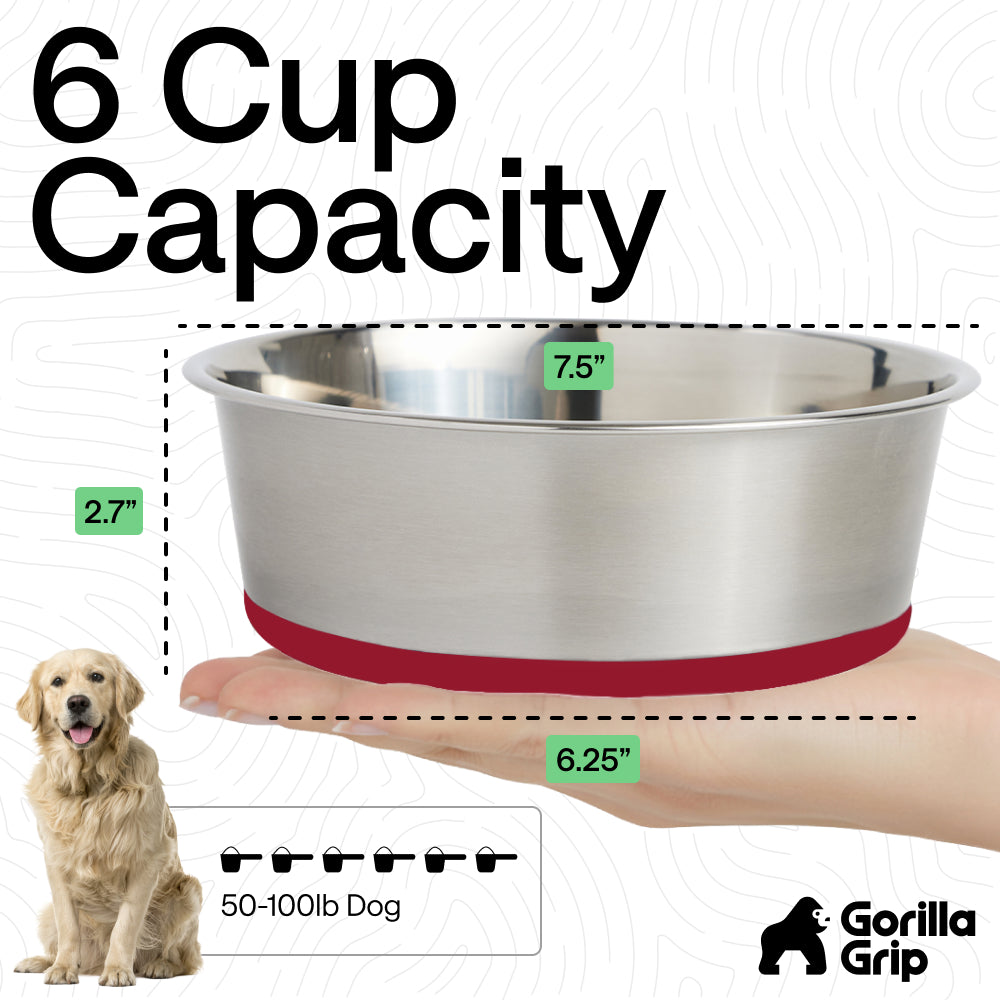 Stainless Steel Dog Bowl (Set of 2)