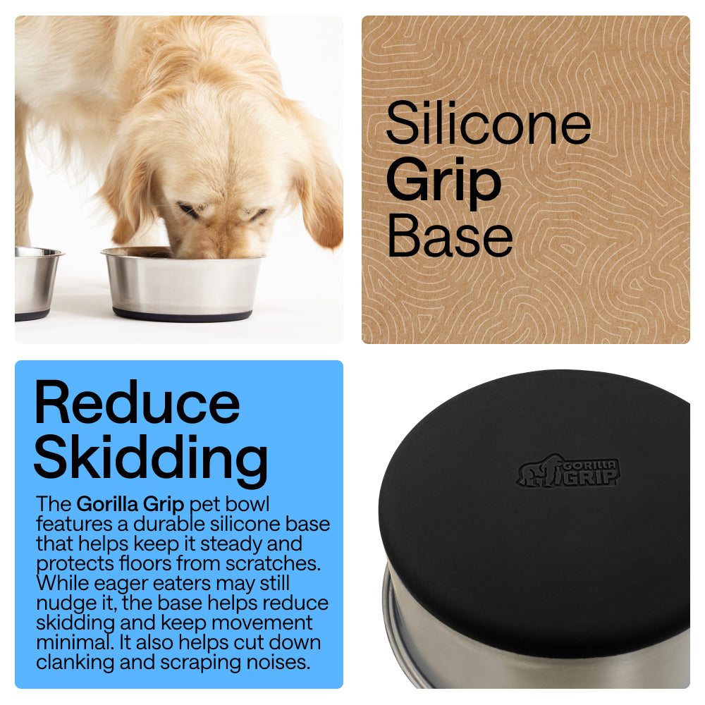 Stainless Steel Dog Bowl (Set of 2)