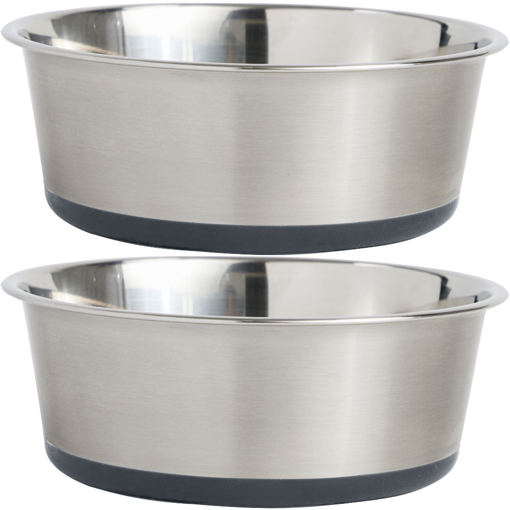 Cat & Dog Food Bowls  Gorilla Grip Gray 2 Cup 