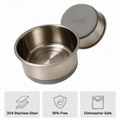 Stainless Steel Dog Bowl (Set of 2)