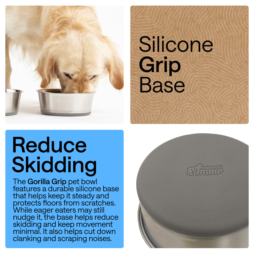 Stainless Steel Dog Bowl (Set of 2)