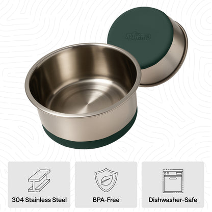 Stainless Steel Dog Bowl (Set of 2)