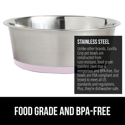 Cat & Dog Food Bowls  Gorilla Grip   