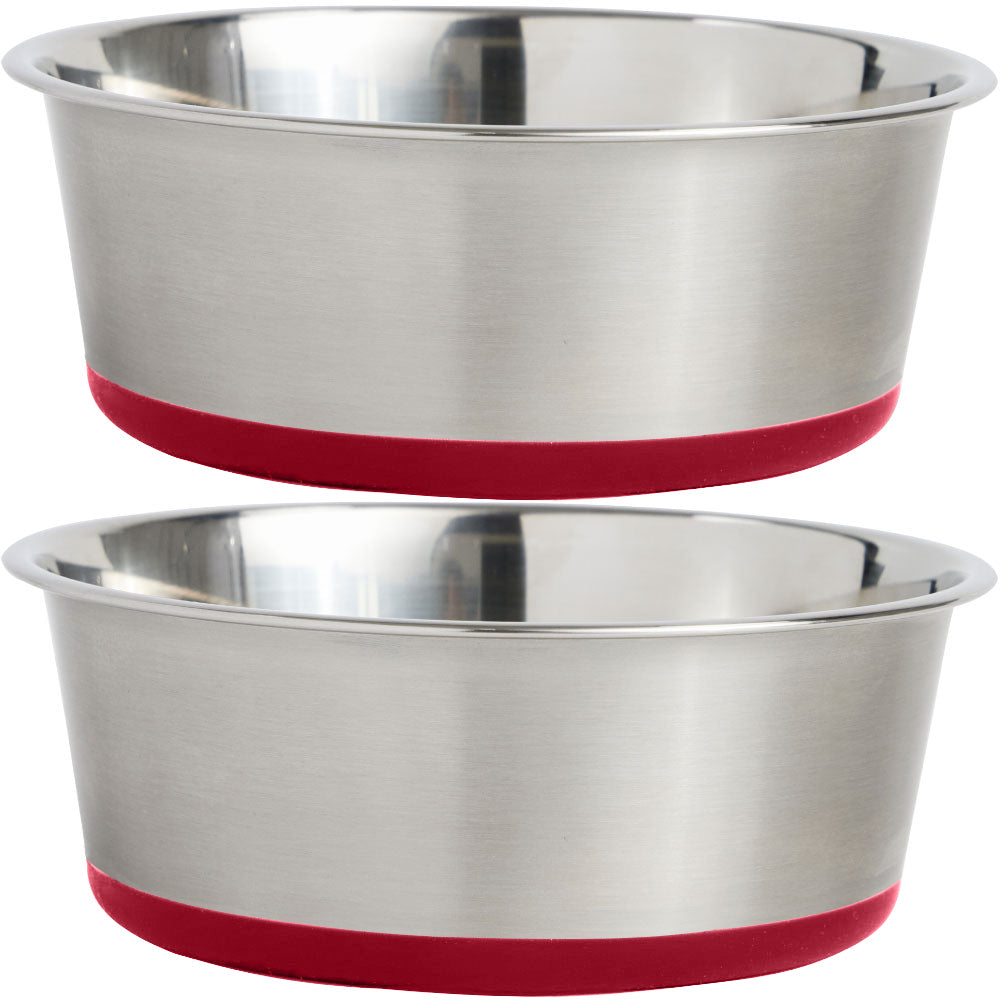 Cat & Dog Food Bowls  Gorilla Grip Red 2 Cup 