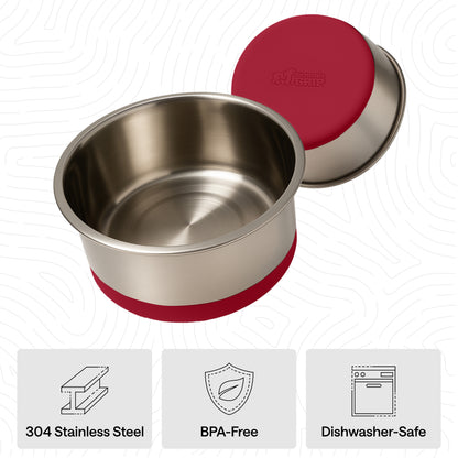 Stainless Steel Dog Bowl (Set of 2)