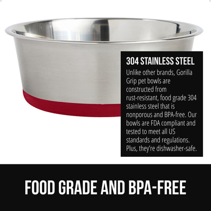 Stainless Steel Dog Bowl (Set of 2)