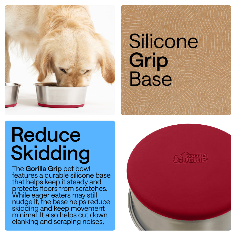 Stainless Steel Dog Bowl (Set of 2)