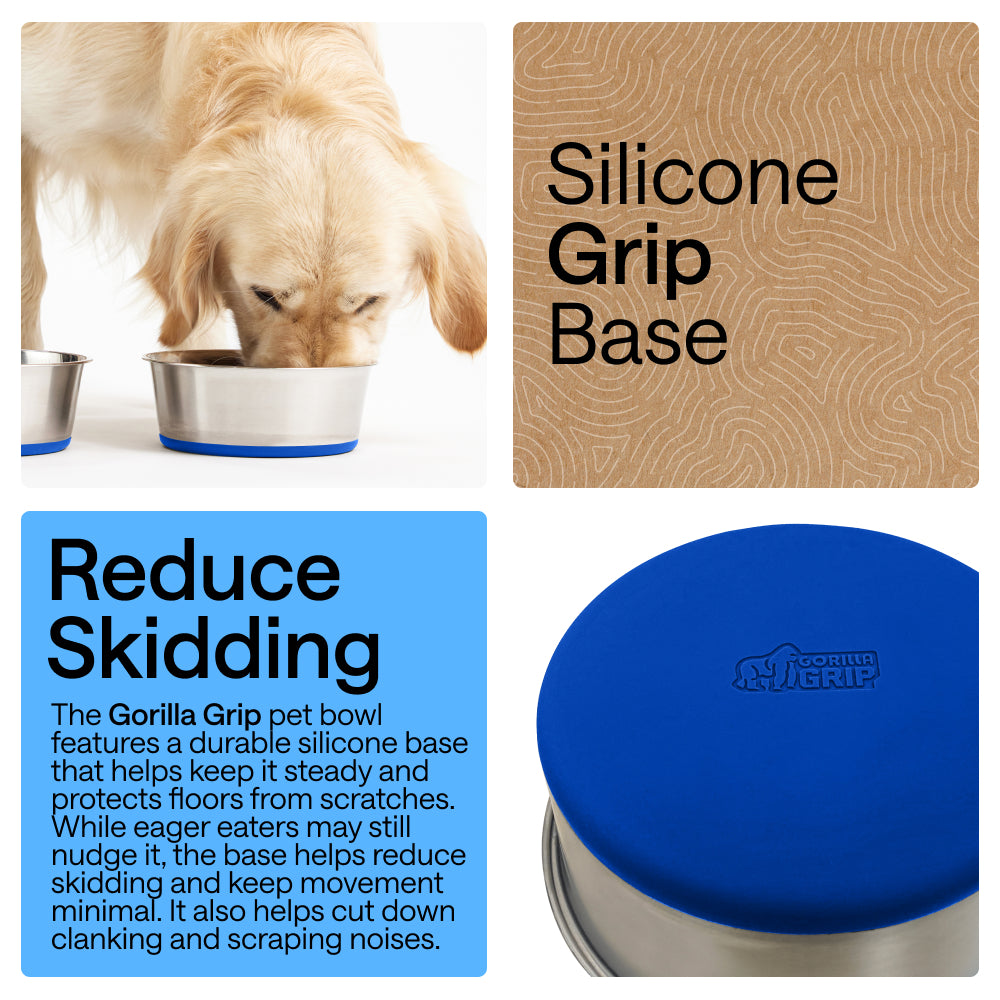 Stainless Steel Dog Bowl (Set of 2)