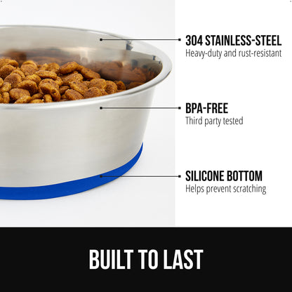 Stainless Steel Dog Bowl (Set of 2)