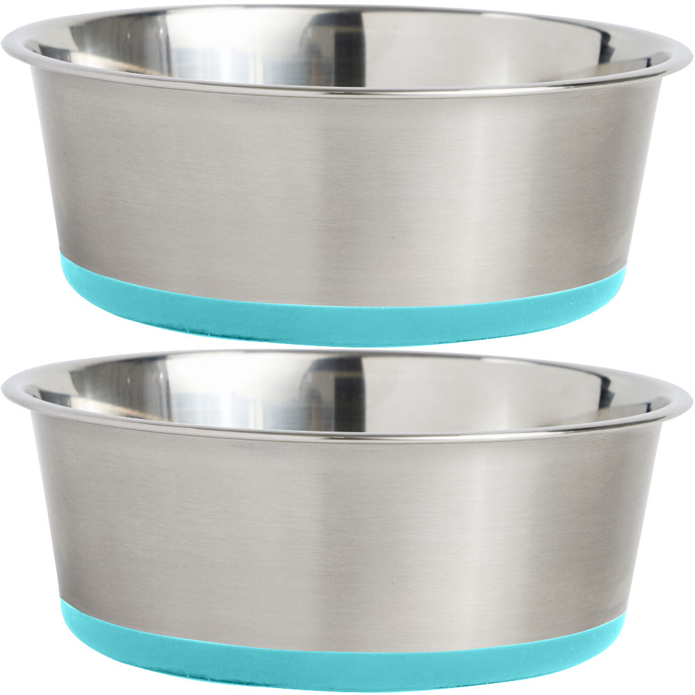 Cat & Dog Food Bowls  Gorilla Grip Turquoise 2 Cup 