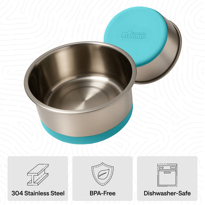 Stainless Steel Dog Bowl (Set of 2)