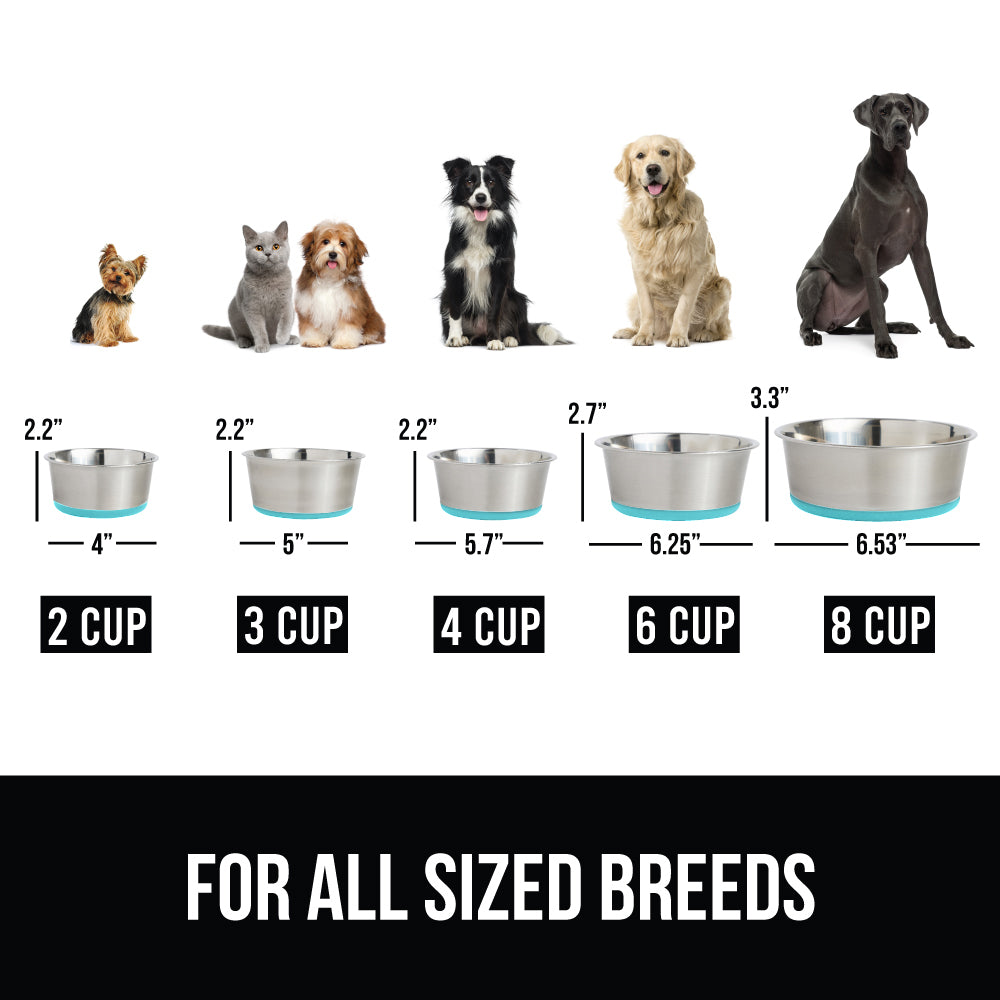 Cat & Dog Food Bowls  Gorilla Grip   