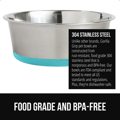 Stainless Steel Dog Bowl (Set of 2)