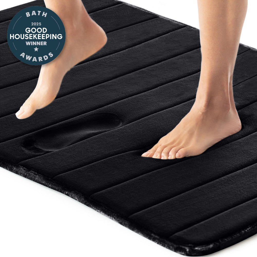 Striped Bath Rug Memory