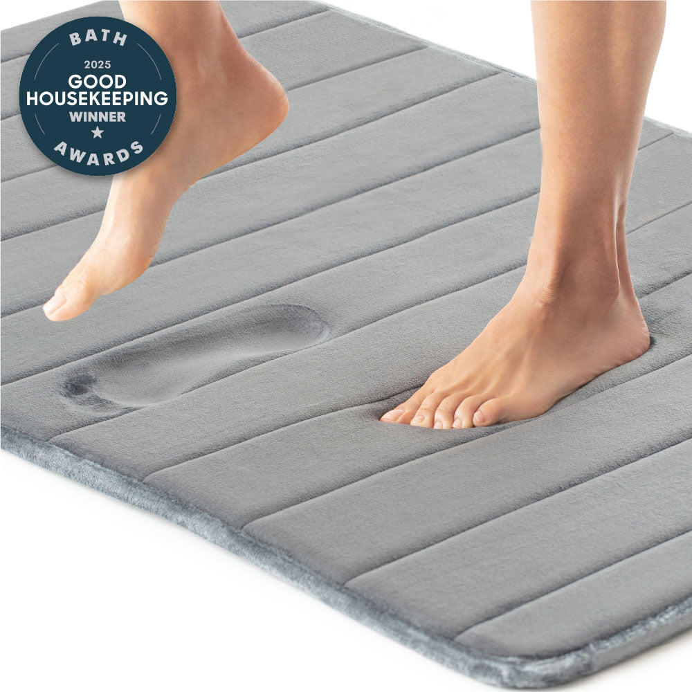 Striped Bath Rug Memory