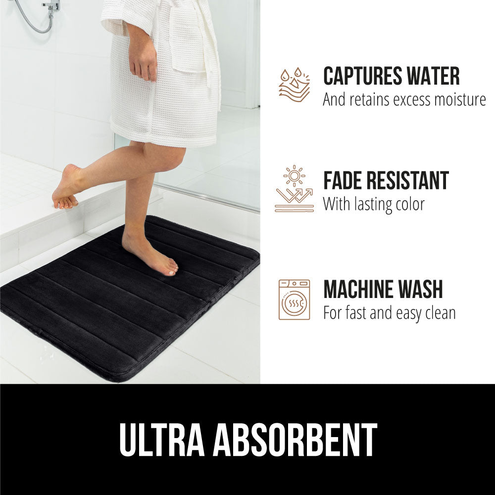 Striped Bath Rug Memory