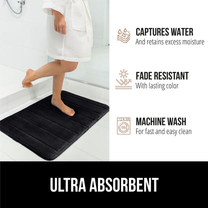 Striped Bath Rug Memory