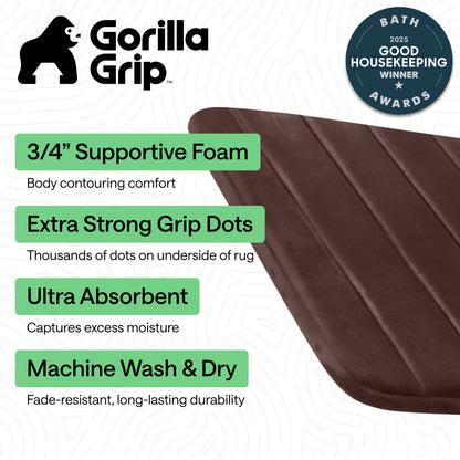 Striped Bath Rug Memory